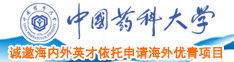 小鸡巴操逼中国药科大学诚邀海内外英才依托申请海外优青项目